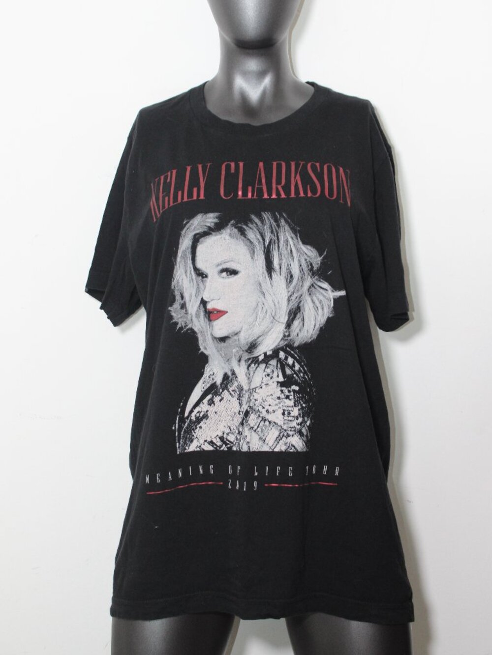 Kelly Clarkson 2019 Meaning of Life Tour Tee Black Large Bella Canvas
